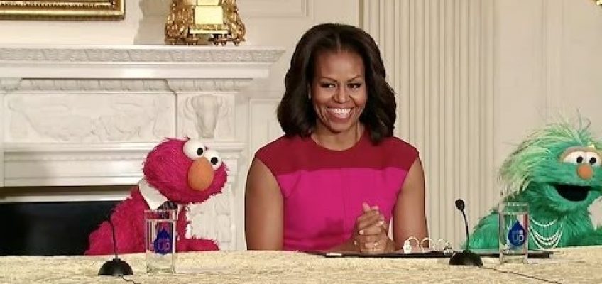 The First Lady, Elmo, and Rosita Partner to Encourage Healthy Food Choices for Kids