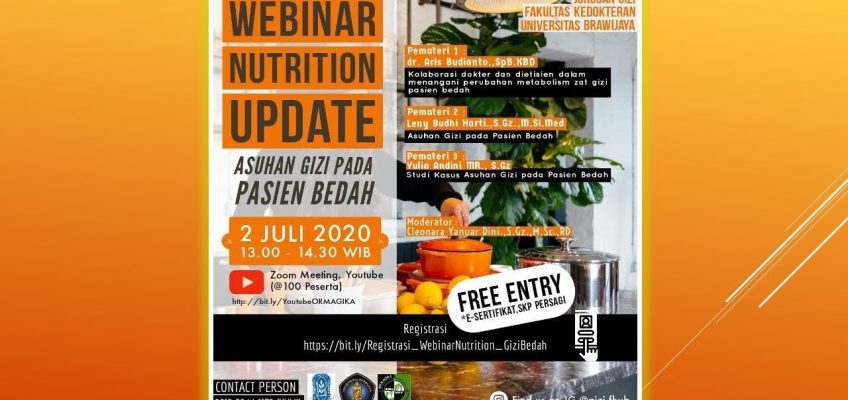 Webinar Nutrition Update (Asuhan Gizi pada Pasien Bedah)