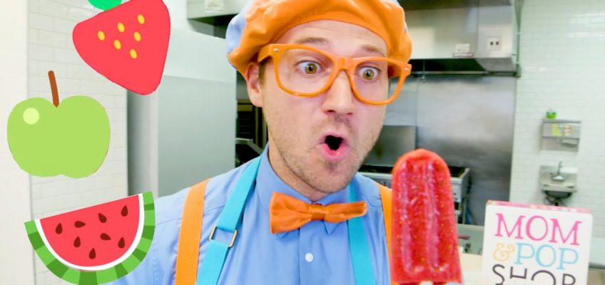 Blippi Makes Fruit Popsicles | Learn Healthy Eating For Children | Educational Videos For Kids