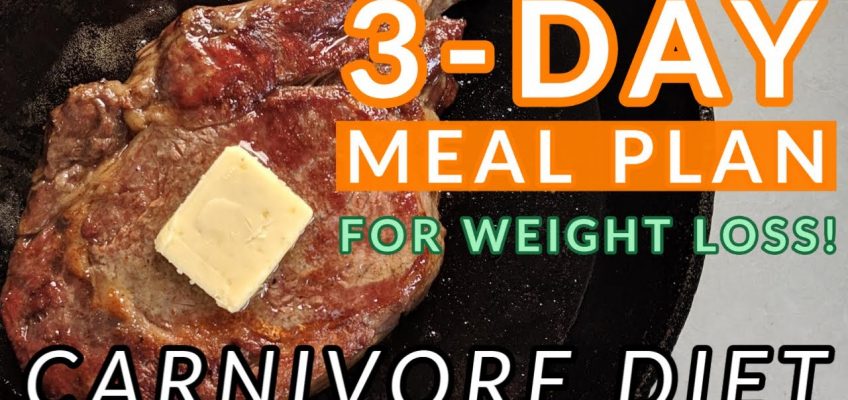 3-Day Carnivore Diet Meal Plan FOR WEIGHT LOSS!