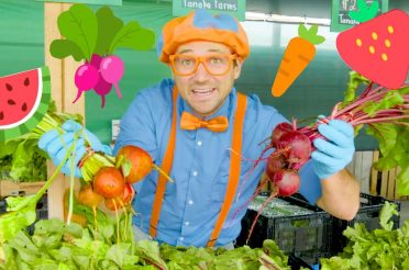 Blippi Learns Fruits & Vegetables At The Farm | Healthy Eating Videos For Kids | Educational Videos