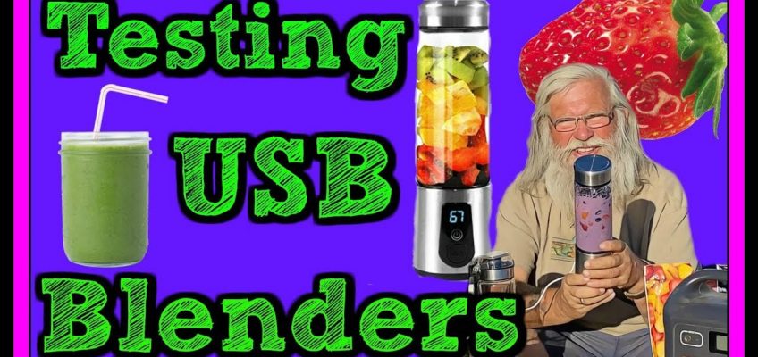 Healthy Eating with USB Blenders In Van Living : Unboxing and Review