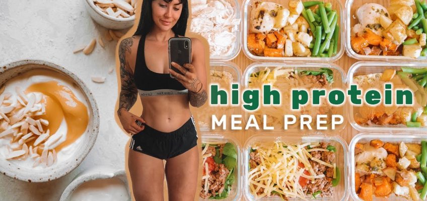 MEAL PREP – Simple & Fast HIGH PROTEIN meals for fat loss