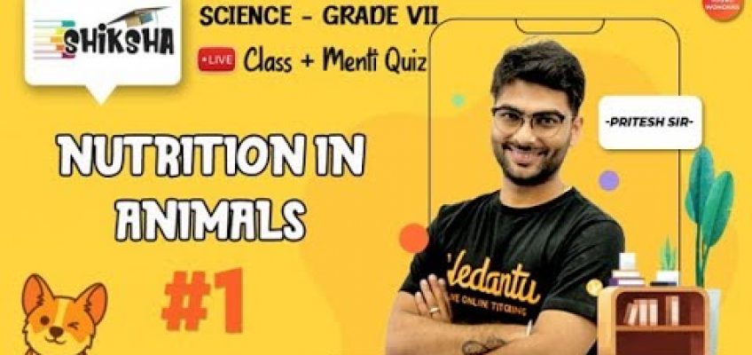 Nutrition In Animals Class 7 –  L1 | Class 7 Science | NCERT class 7 | Young Wonders | Menti Live