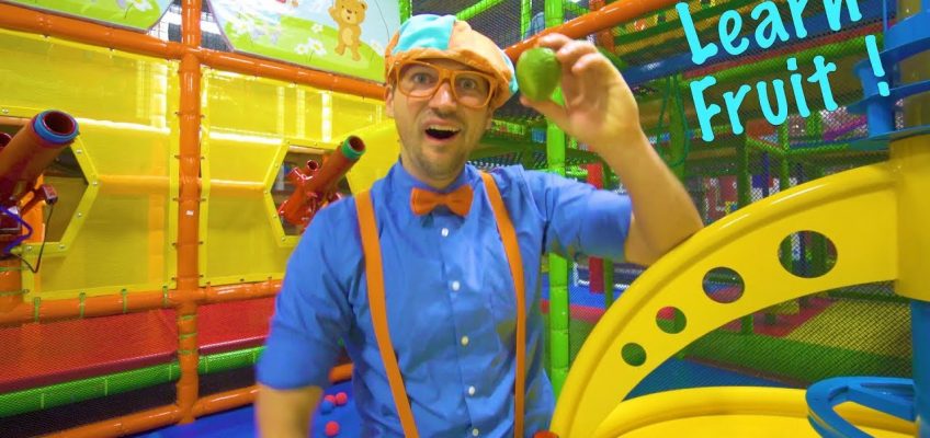 Play at the Play Place with Blippi | Learn Fruit and Healthy Eating for Children