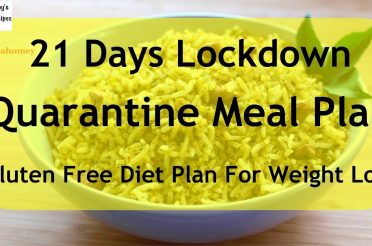 Quarantine Meal Plan/Diet Plan For Weight Loss – Gluten Free Diet Plan – Thyroid PCOS Weight Loss