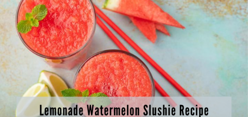 Lemonade Watermelon Slushie Recipe | Health Stand Nutrition