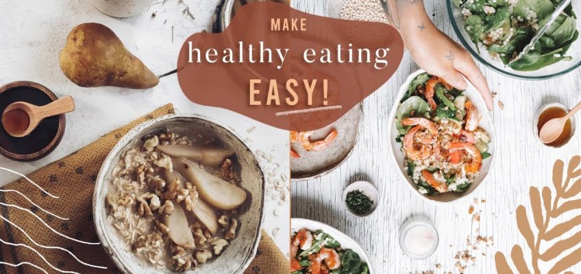 simple healthy eating habits 🌿+ printable worksheet