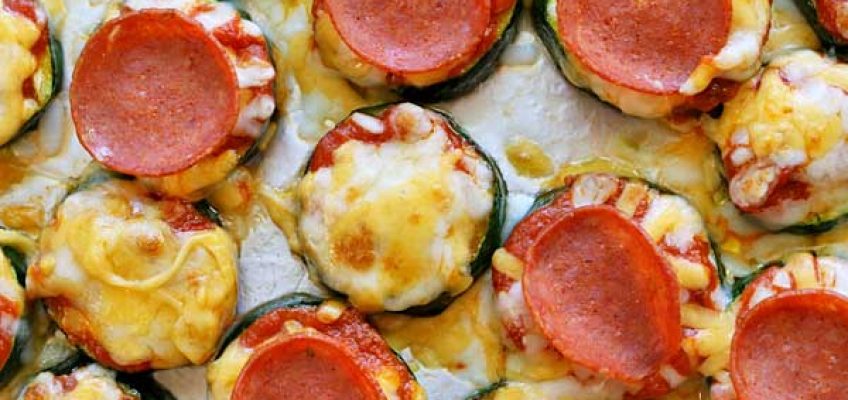 Zucchini Pizza Bites