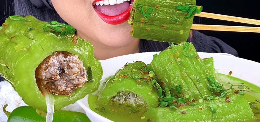 ASMR GREEN FOODS *BITTER SUPERFOOD CHALLENGE Healthy Eating 먹방 MUKBANG NO TALKING (Eng Sub)