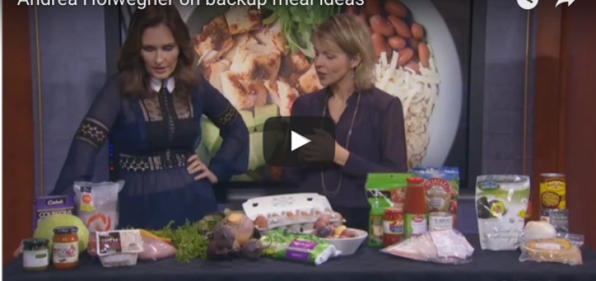 Backup healthy meal plans in a crunch