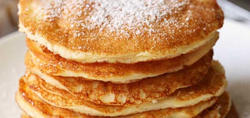 Protein Pancakes with Greek Yogurt