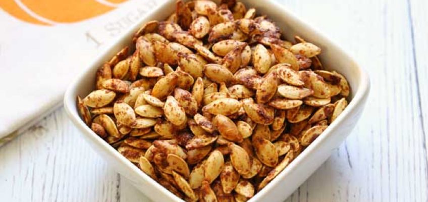Spicy Roasted Pumpkin Seeds