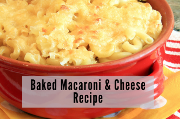 Baked Macaroni and Cheese Recipe Health Stand Nutrition
