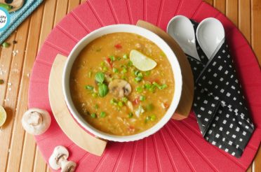Oats & Vegetable Soup By Healthy Food Fusion