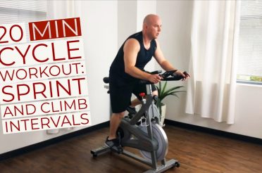 Sunny Health & Fitness 20 Min Cycle Workout Sprint and Climb Intervals