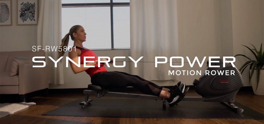 Sunny Health & Fitness SF-RW5801 Synergy Power Motion Magnetic Rowing Machine