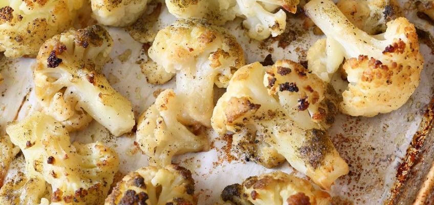 Roasted Frozen Cauliflower | Healthy Recipes Blog