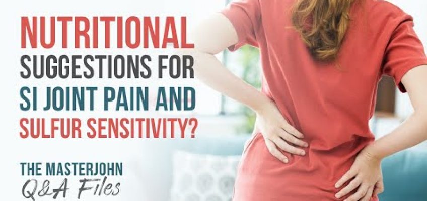 Nutritional suggestions for SI joint pain and sulfur sensitivity?