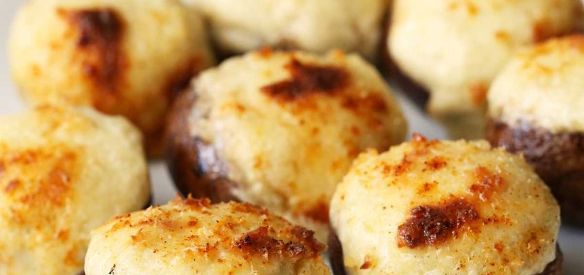 Keto Stuffed Mushrooms with Cream Cheese