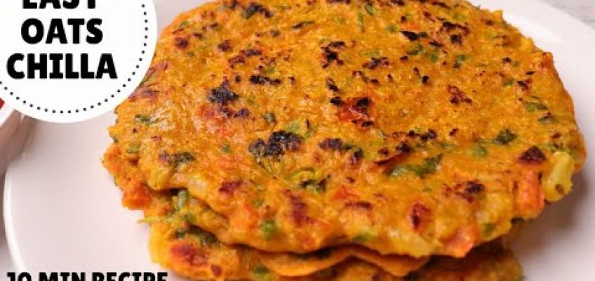 10-MINUTE OATS CHILLA Recipe for Weight Loss | Healthy Tuesdays – Episode 01