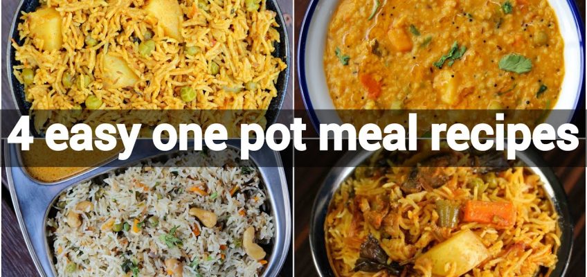 4 one pot meal indian recipes | healthy instant recipes | quick indian recipes | one pot recipes