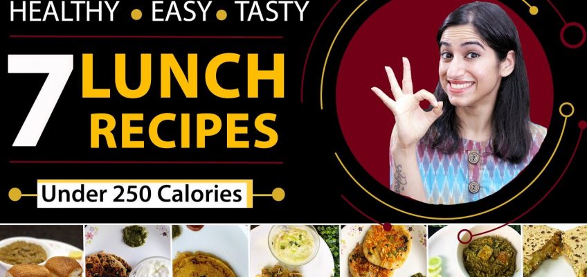 7 Lunch Recipes for Weight Loss (Vegetarian) | By GunjanShouts