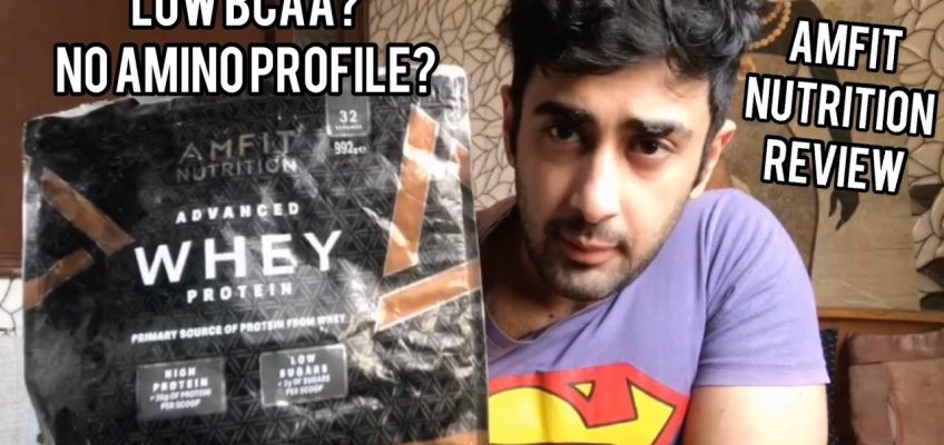 Amfit Nutrition whey protein review | Pros and Cons | Low BCAA content ?