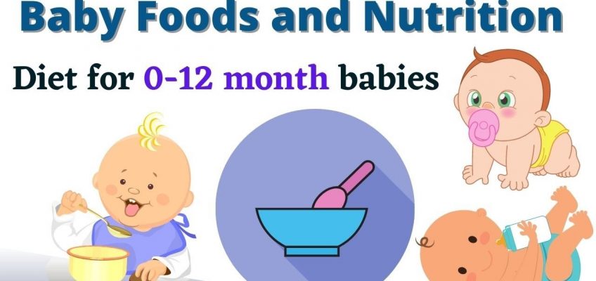 Baby Foods and Nutrition | Diet for 0-12 month babies | Ideal Nutrition For Infants