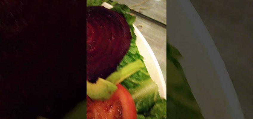 Best healthy food,vegetables salad with Burrata cheese