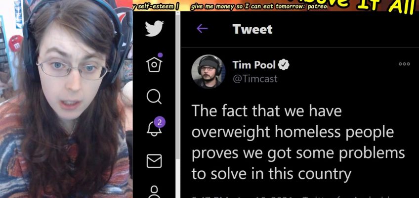 Bootstrap Republican Tim Pool Somehow Doesn't Understand Homelessness OR Nutrition In America