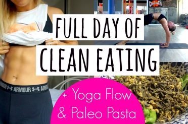 Full Day Of Clean Eating | Paleo Pasta + De-Stress Yoga Flow