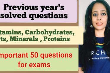 General Science: Nutrition – Important Previous Years' Questions