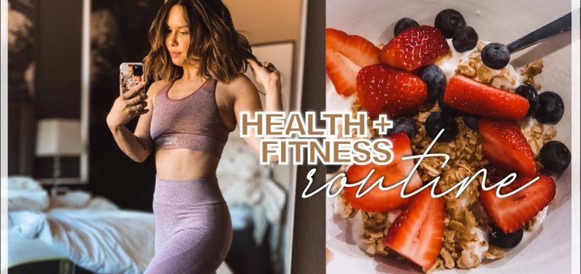 MY HEALTH + FITNESS ROUTINE | healthy meals, supplements, workout