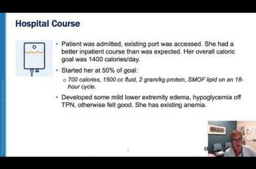Malnutrition and Use of Parenteral Nutrition Case Study