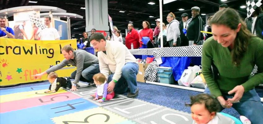NBC4 Health and Fitness Expo Crawling Baby Race (2012)