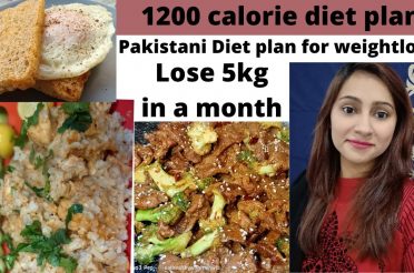 Pakistani Diet Plan for Weight Loss| 1200 calories Diet Plan| Desi Diet Plan for Weight loss