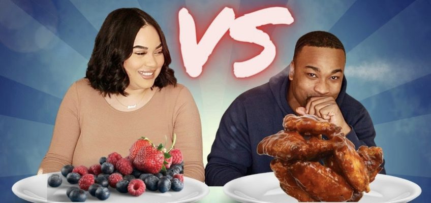 SPICY VS HEALTHY FOOD CHALLENGE