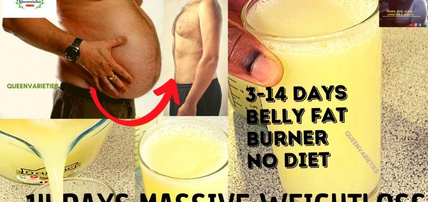 STRONGEST BELLY FAT BURNER DRINK|FULL BODY WEIGHTLOSS TEA| NO strict Diet.3 Ingredients, Just 1 Cup