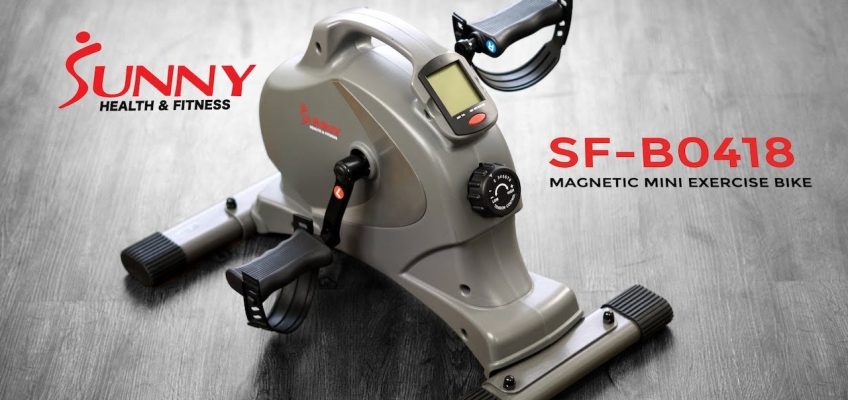 Sunny Health & Fitness SF-B0418 Magnetic Mini Exercise Bike
