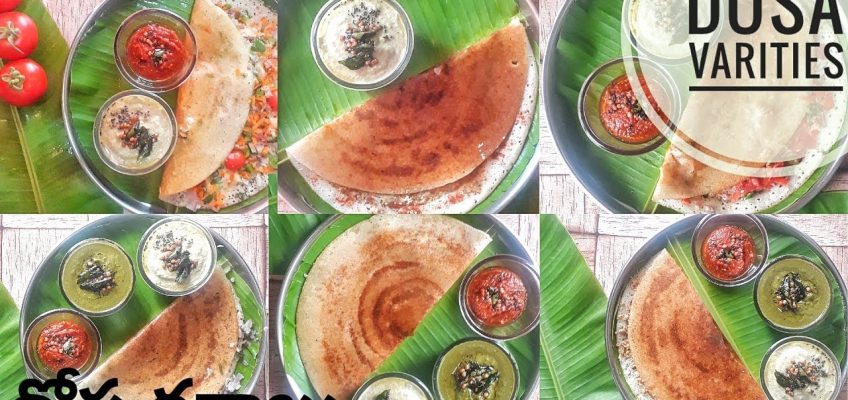 Varities of Dosas || దోస రకాలు || Raani's Healthy Foods
