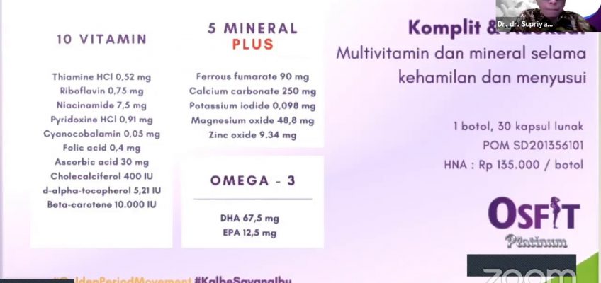 WEBINAR NUTRITION for PREGNANCY