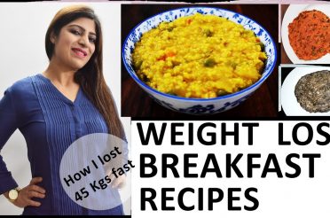 Weight Loss Breakfast Recipes(In Hindi)-Thyroid/PCOS Diet |Barley Daliya| Besan Chilla| Kuttu Chilla