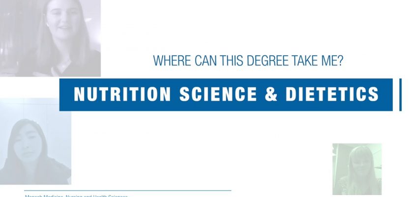 Where can a nutrition science or dietetics degree take you? | Monash University