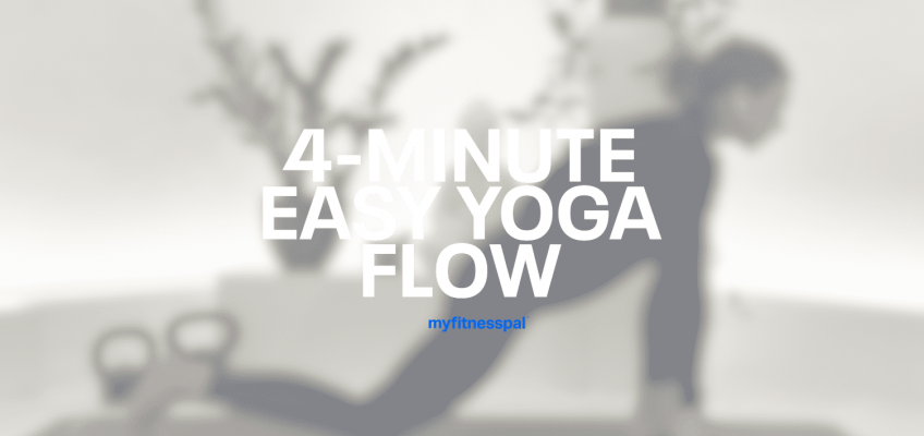4-Minute Easy Yoga Flow for Pre-Workout Warm-Up