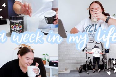 week in my life – getting back into routine for work, gym + nutrition! 😌 Georgia Richards
