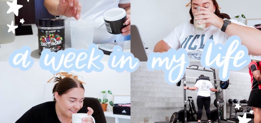 week in my life – getting back into routine for work, gym + nutrition! 😌 Georgia Richards