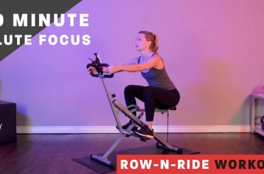10 Mins Row-N-Ride Glutes-Focused Workout 🍑