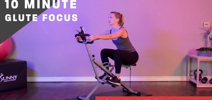 10 Mins Row-N-Ride Glutes-Focused Workout 🍑