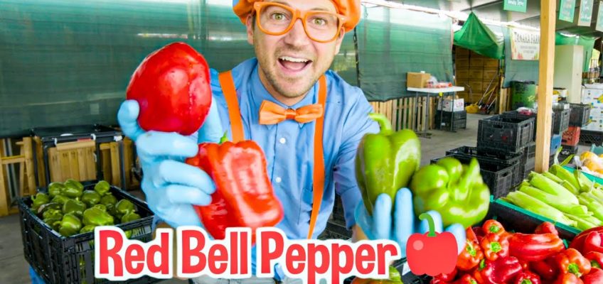 Blippi Visits Tanaka Farms | Learns Healthy Eating For Kids | Educational Videos For Toddlers